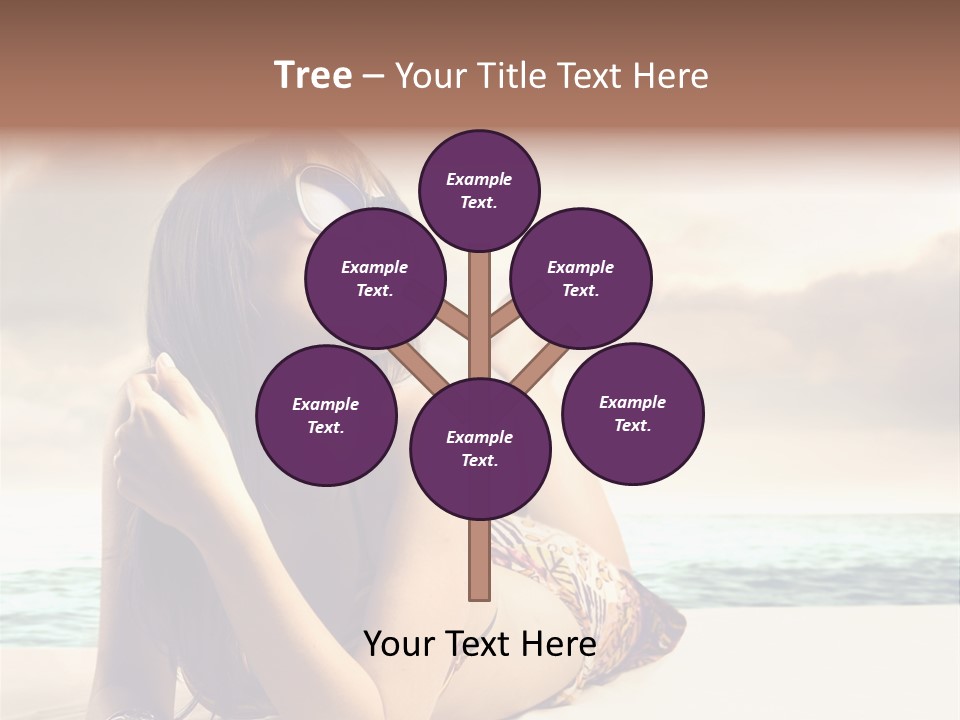 Lying Rest Portrait PowerPoint Template