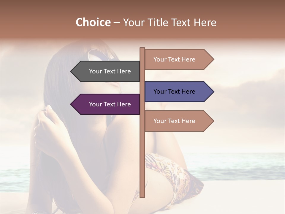 Lying Rest Portrait PowerPoint Template