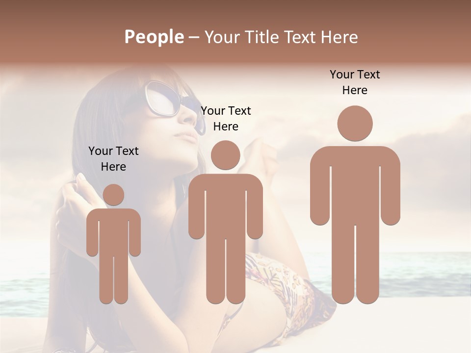 Lying Rest Portrait PowerPoint Template