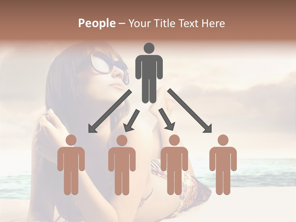 Lying Rest Portrait PowerPoint Template