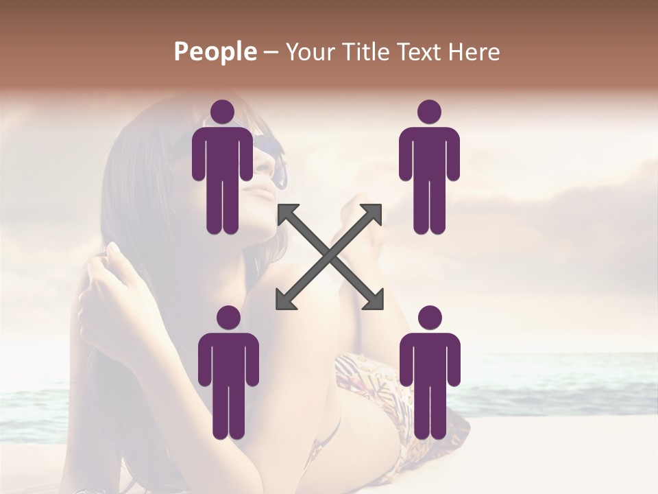 Lying Rest Portrait PowerPoint Template