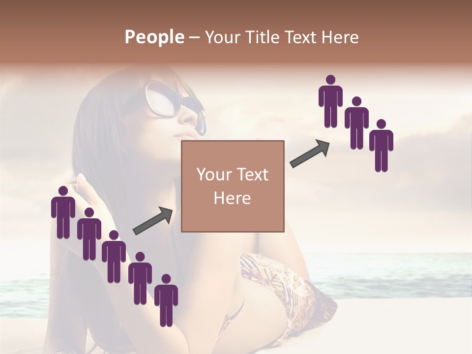 Lying Rest Portrait PowerPoint Template