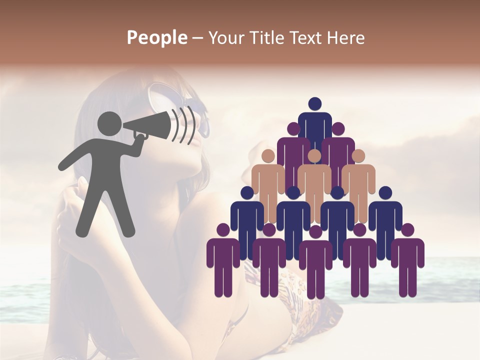 Lying Rest Portrait PowerPoint Template