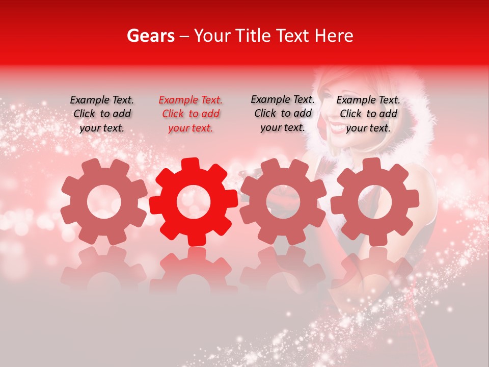 Xmas Frohes Fest Christmas PowerPoint Template