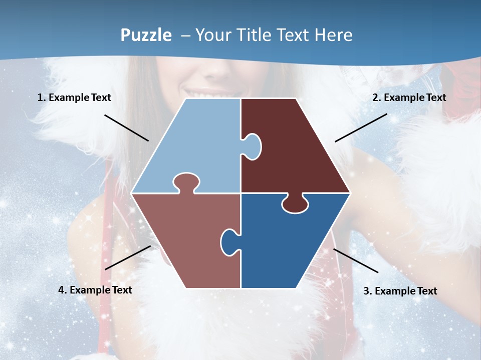 Santa One People PowerPoint Template