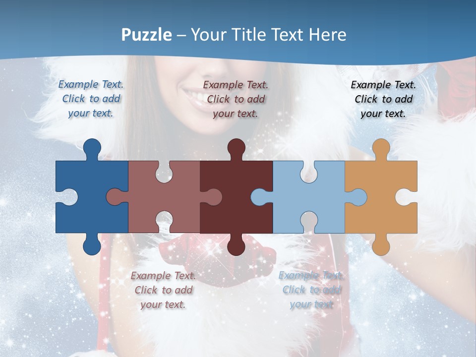 Santa One People PowerPoint Template