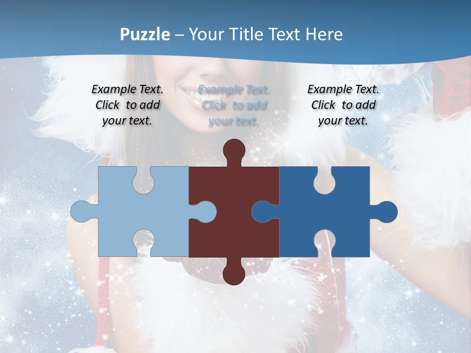 Santa One People PowerPoint Template