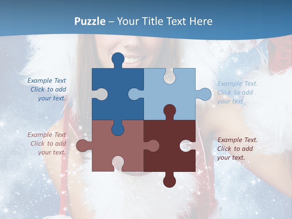 Santa One People PowerPoint Template