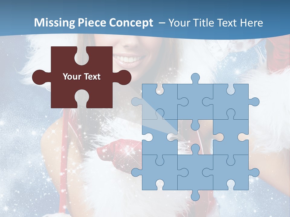 Santa One People PowerPoint Template