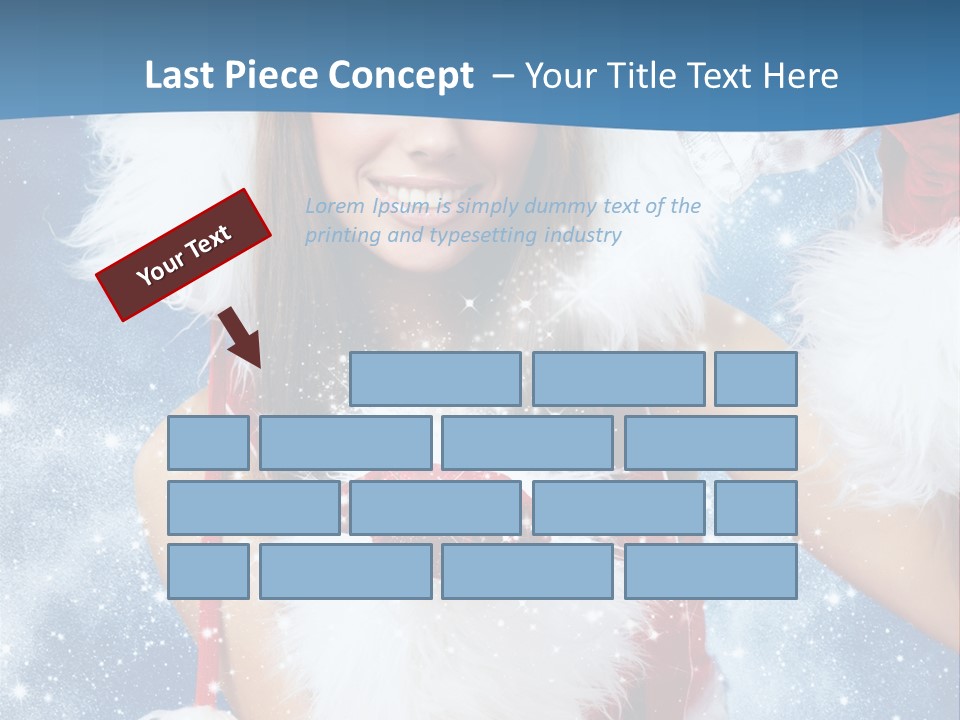 Santa One People PowerPoint Template