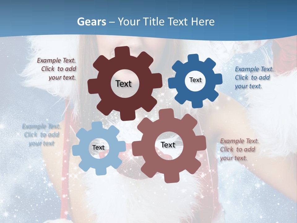 Santa One People PowerPoint Template