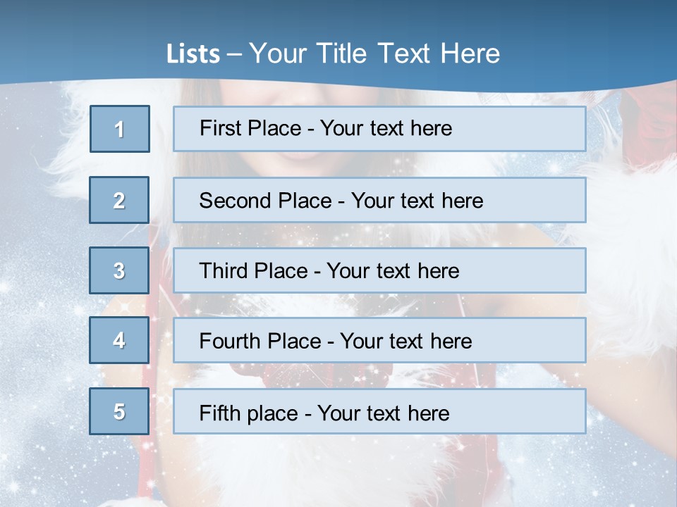 Santa One People PowerPoint Template