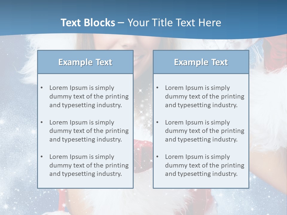 Santa One People PowerPoint Template