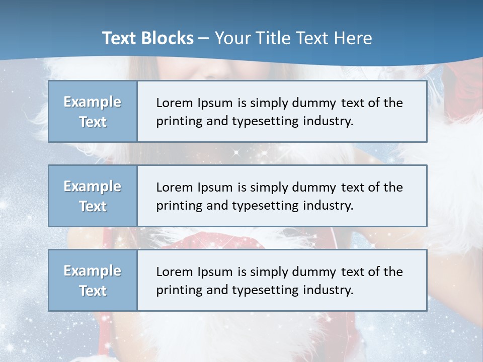 Santa One People PowerPoint Template