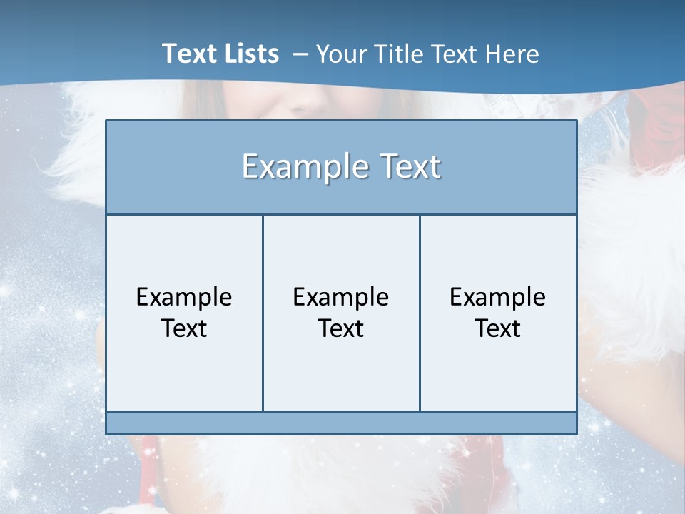 Santa One People PowerPoint Template
