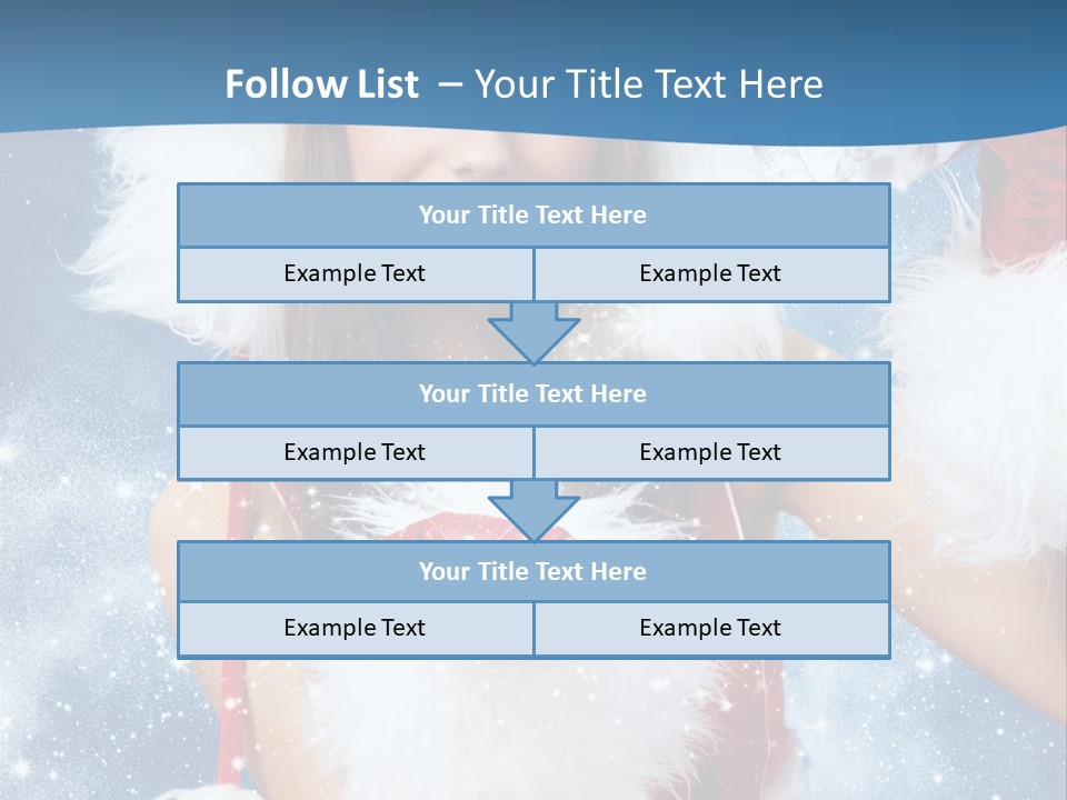 Santa One People PowerPoint Template
