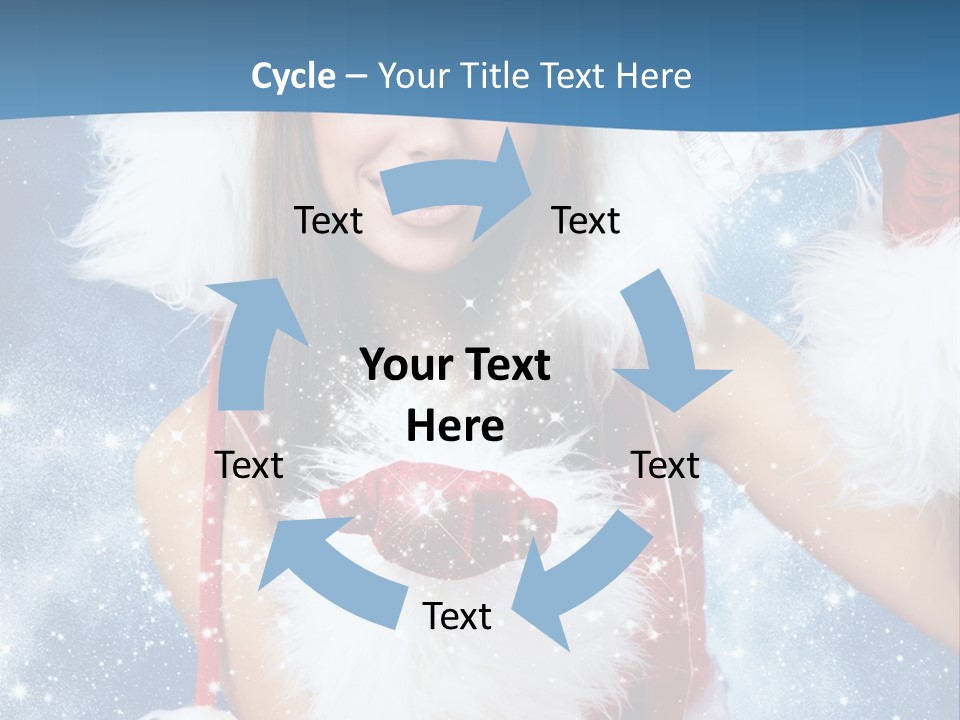 Santa One People PowerPoint Template