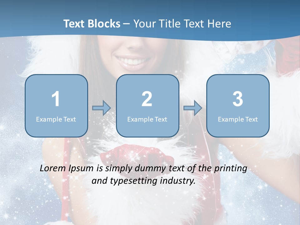Santa One People PowerPoint Template
