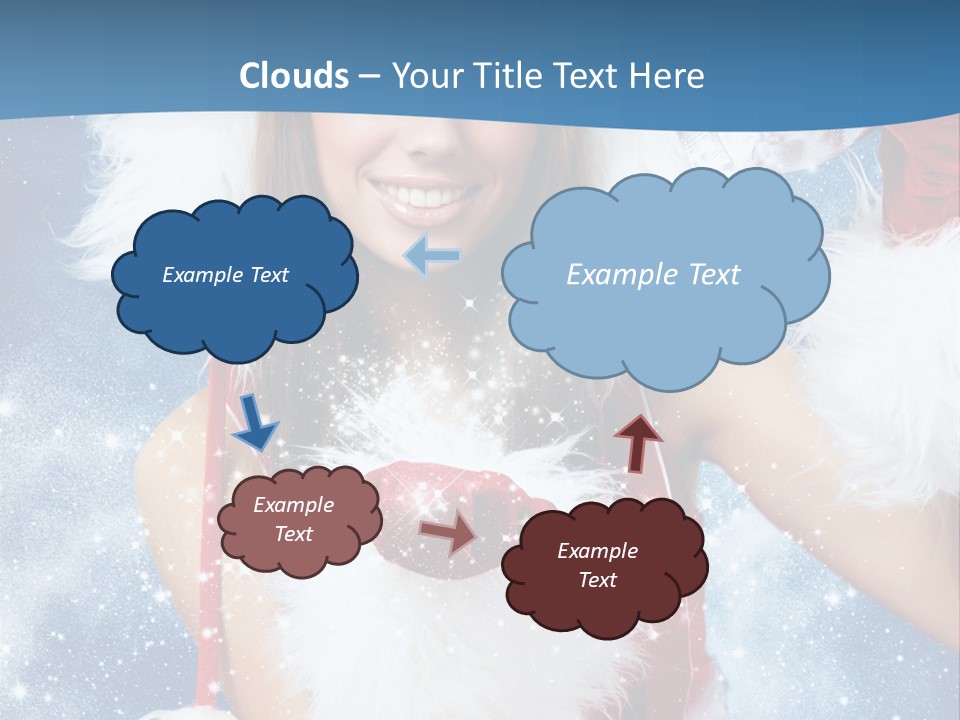 Santa One People PowerPoint Template
