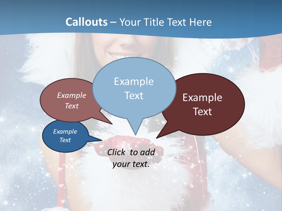 Santa One People PowerPoint Template