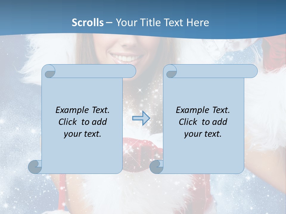 Santa One People PowerPoint Template