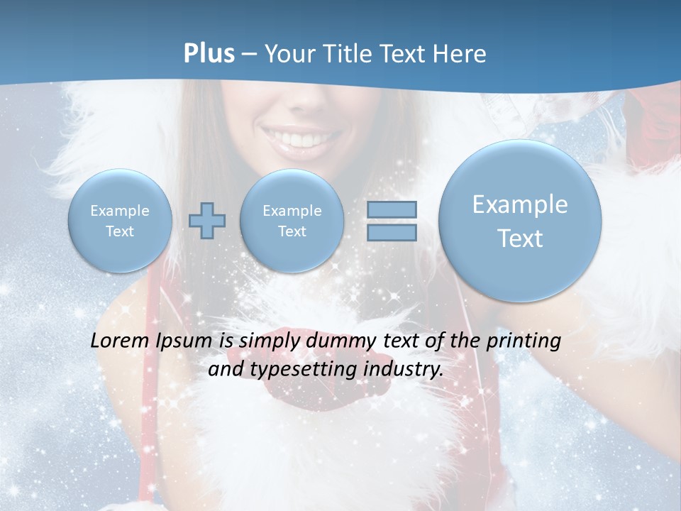 Santa One People PowerPoint Template