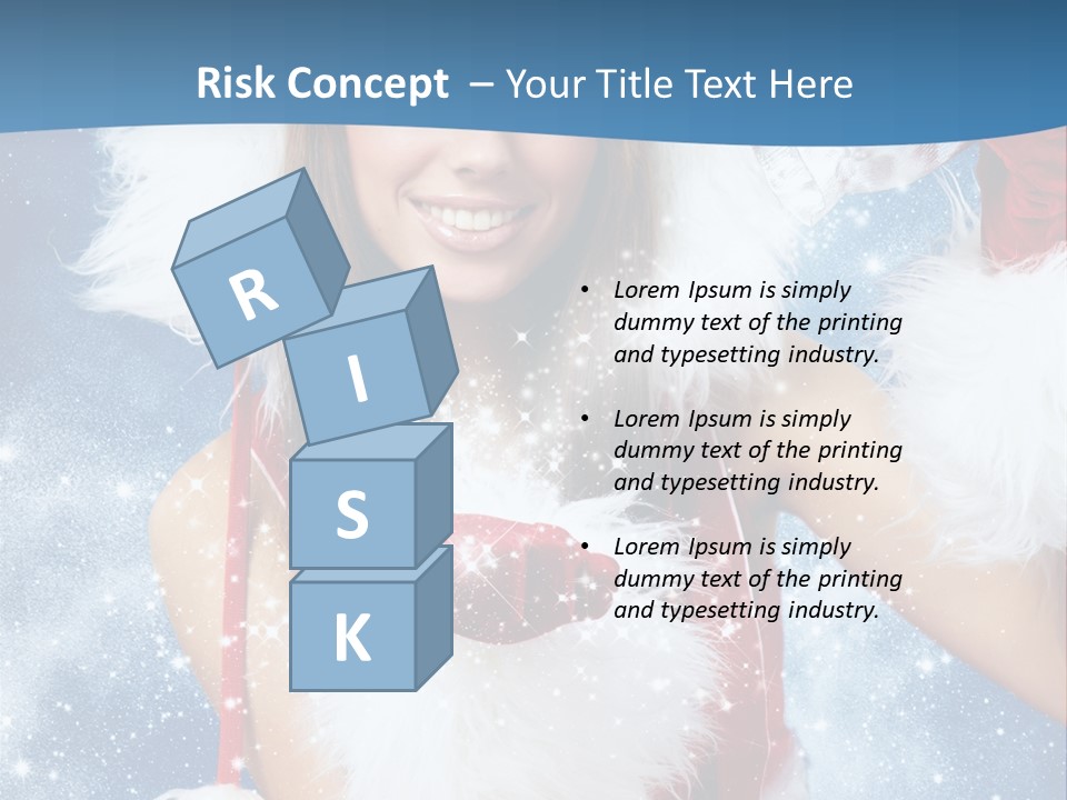 Santa One People PowerPoint Template