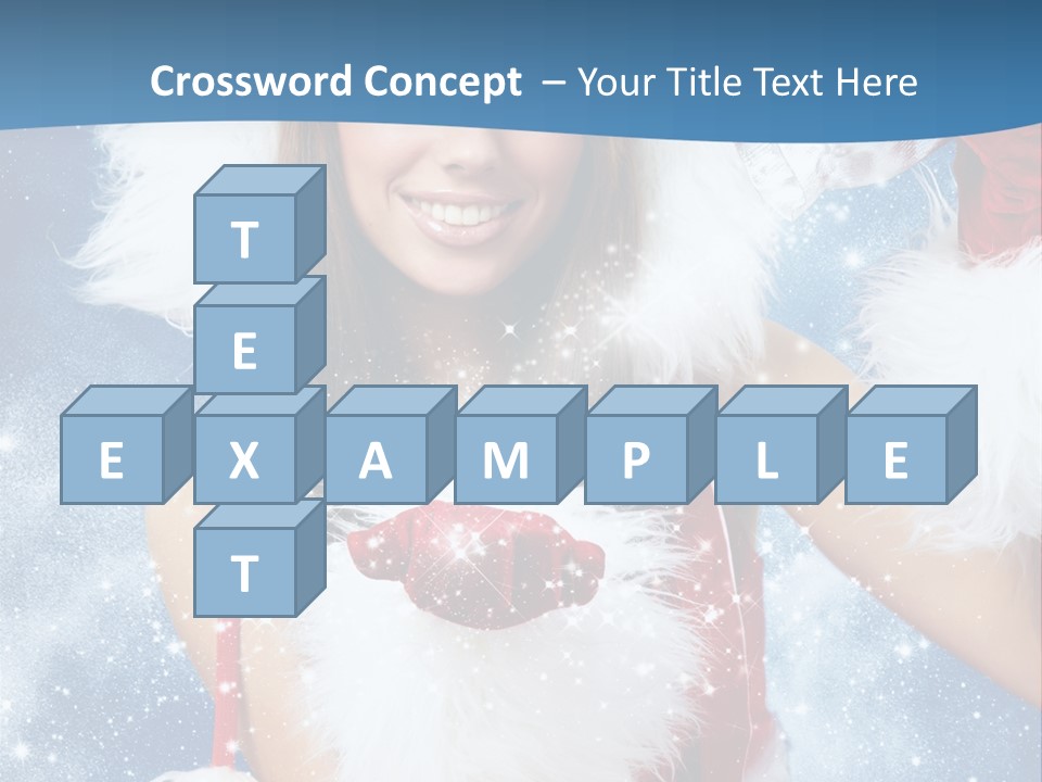 Santa One People PowerPoint Template