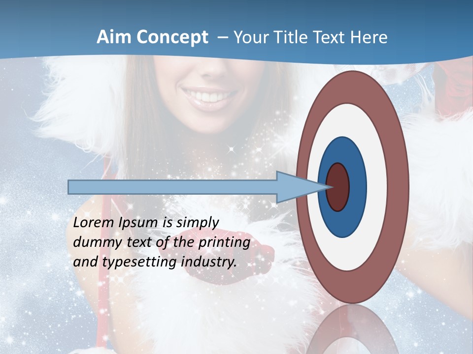 Santa One People PowerPoint Template