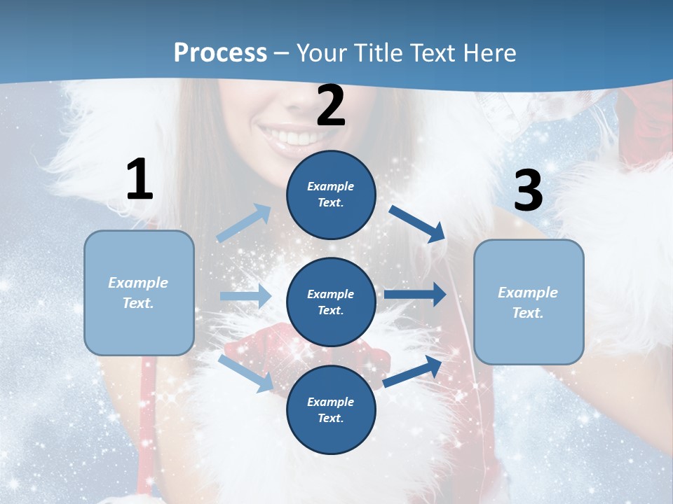 Santa One People PowerPoint Template