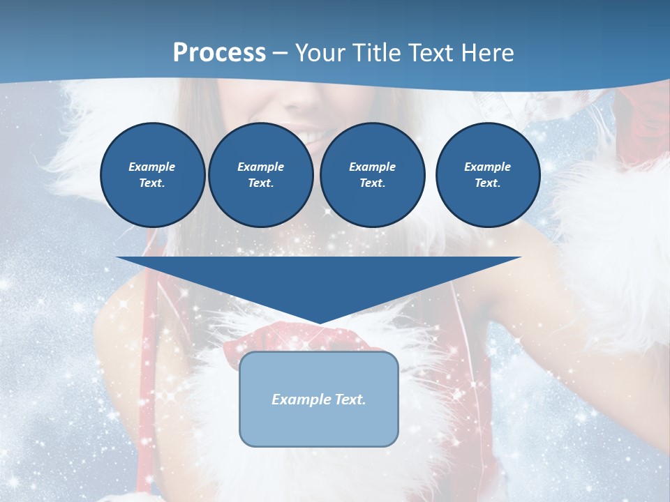 Santa One People PowerPoint Template