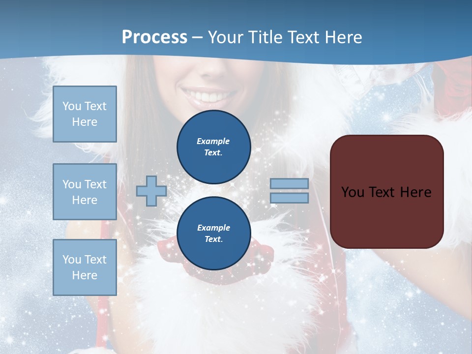 Santa One People PowerPoint Template