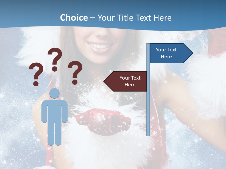 Santa One People PowerPoint Template