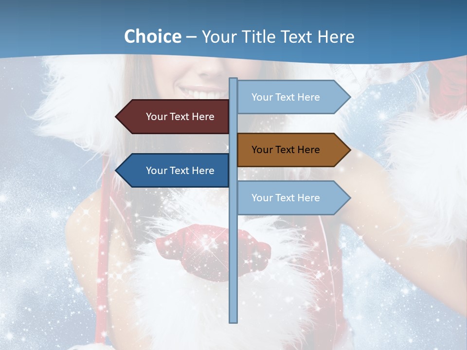 Santa One People PowerPoint Template