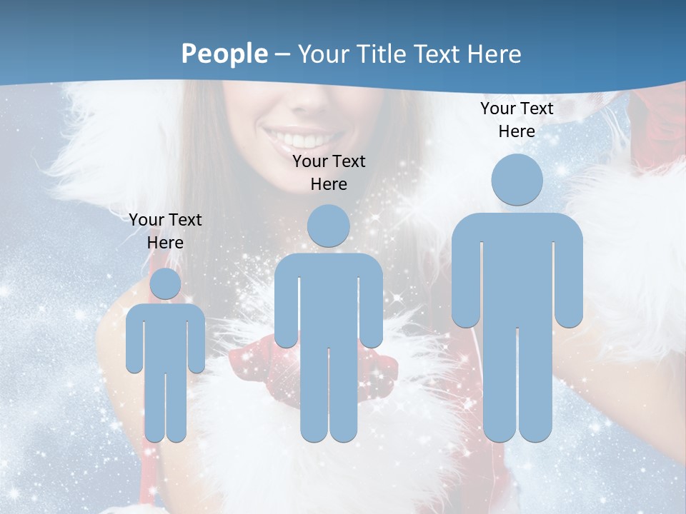 Santa One People PowerPoint Template