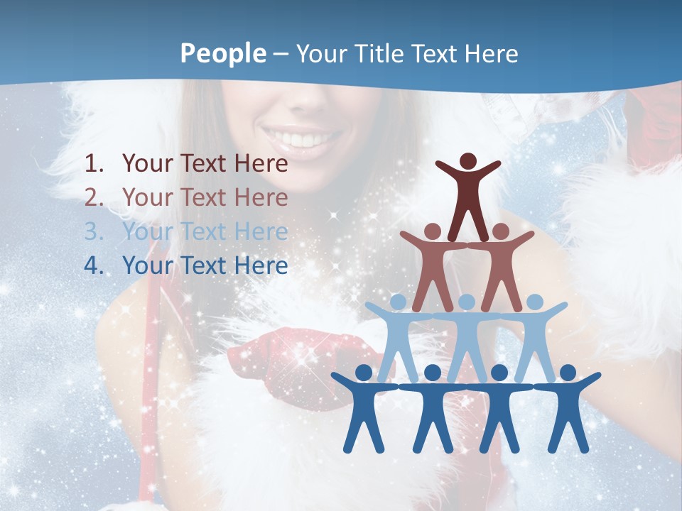 Santa One People PowerPoint Template