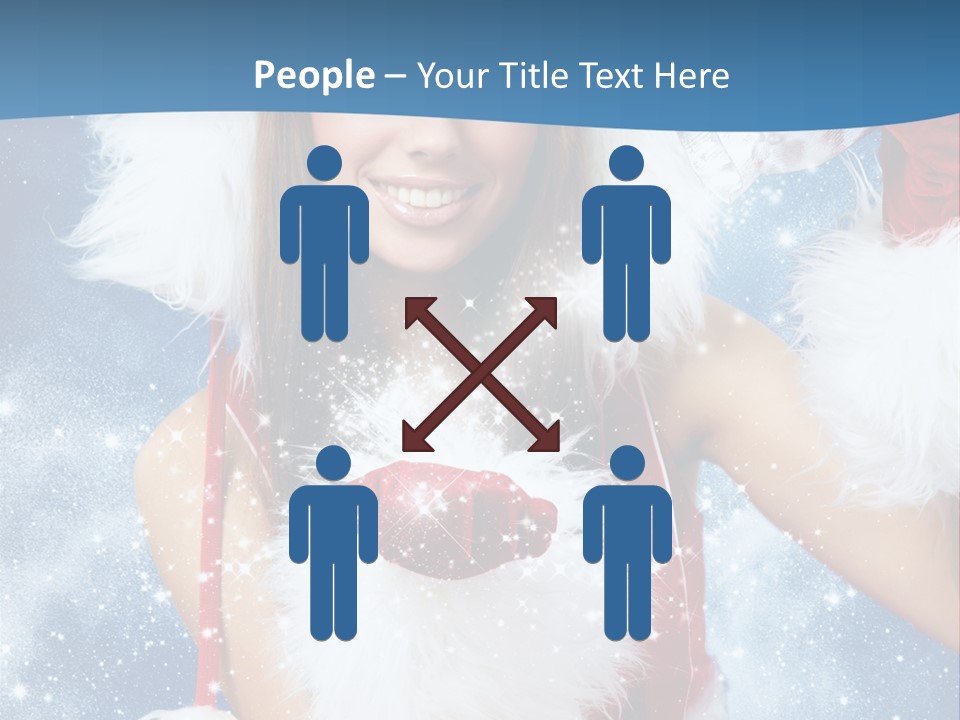 Santa One People PowerPoint Template