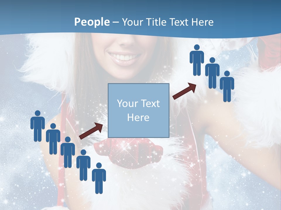 Santa One People PowerPoint Template