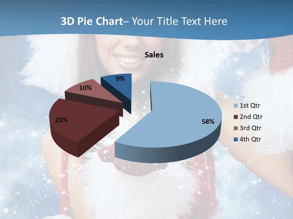 Santa One People PowerPoint Template