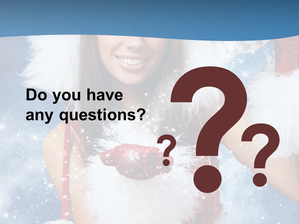 Santa One People PowerPoint Template