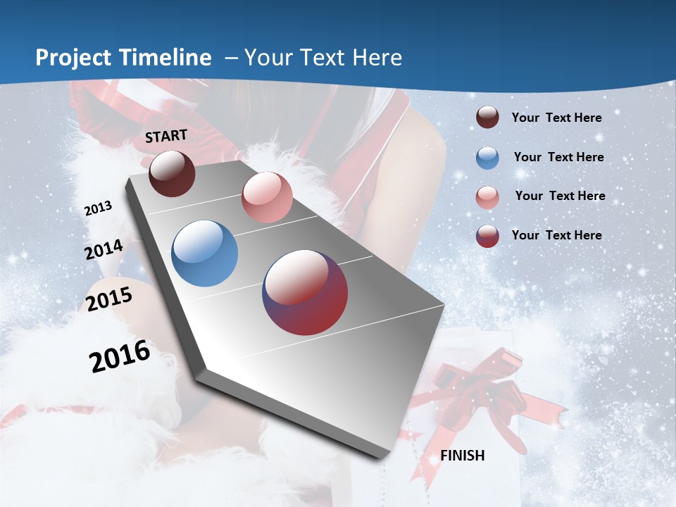 Santa Tradition Enjoy PowerPoint Template