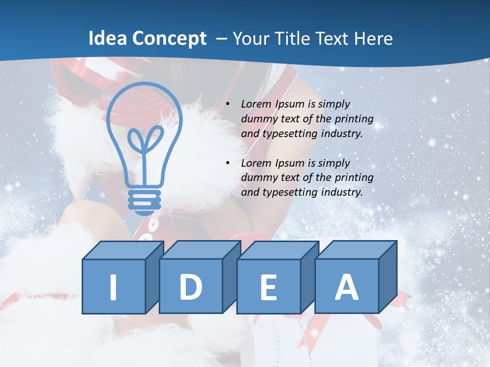 Santa Tradition Enjoy PowerPoint Template