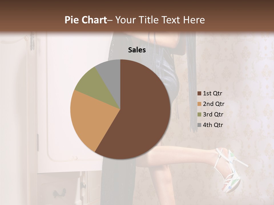 Beauty Textile Slidingdoor PowerPoint Template