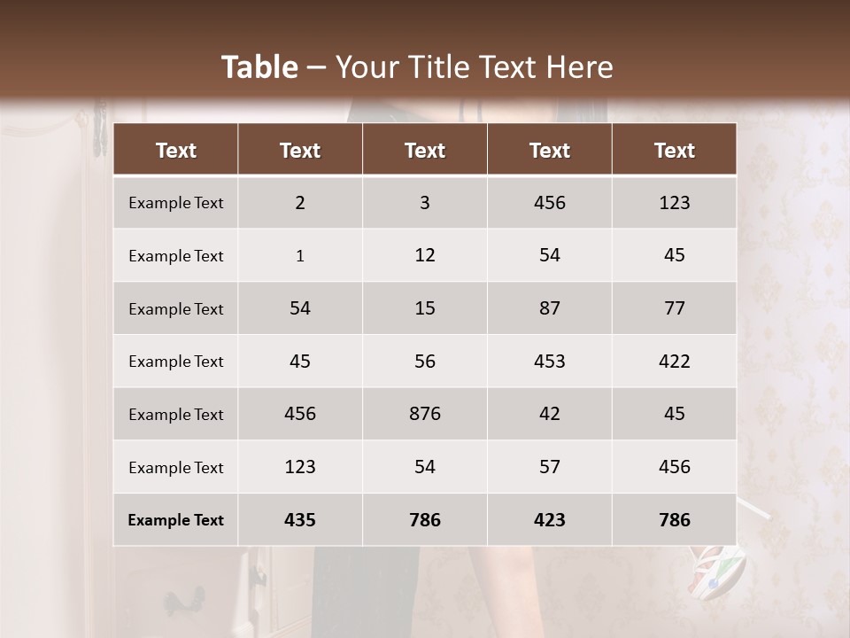 Beauty Textile Slidingdoor PowerPoint Template