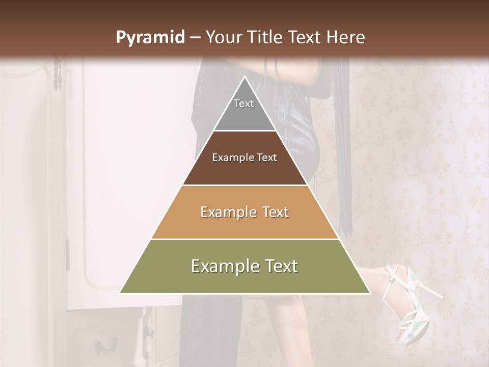 Beauty Textile Slidingdoor PowerPoint Template