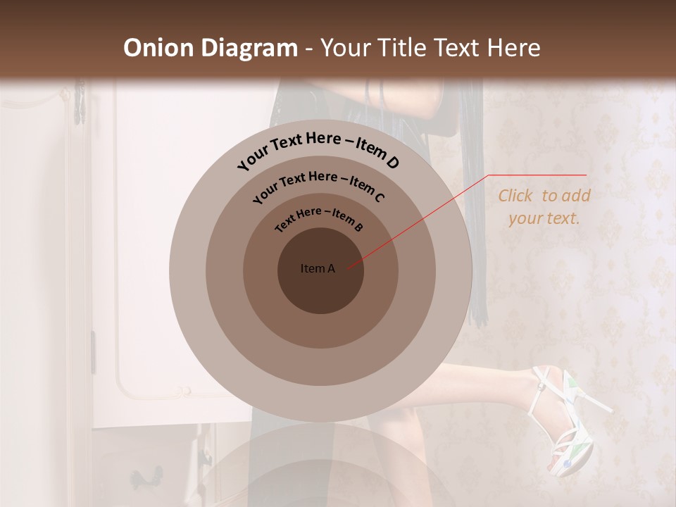 Beauty Textile Slidingdoor PowerPoint Template