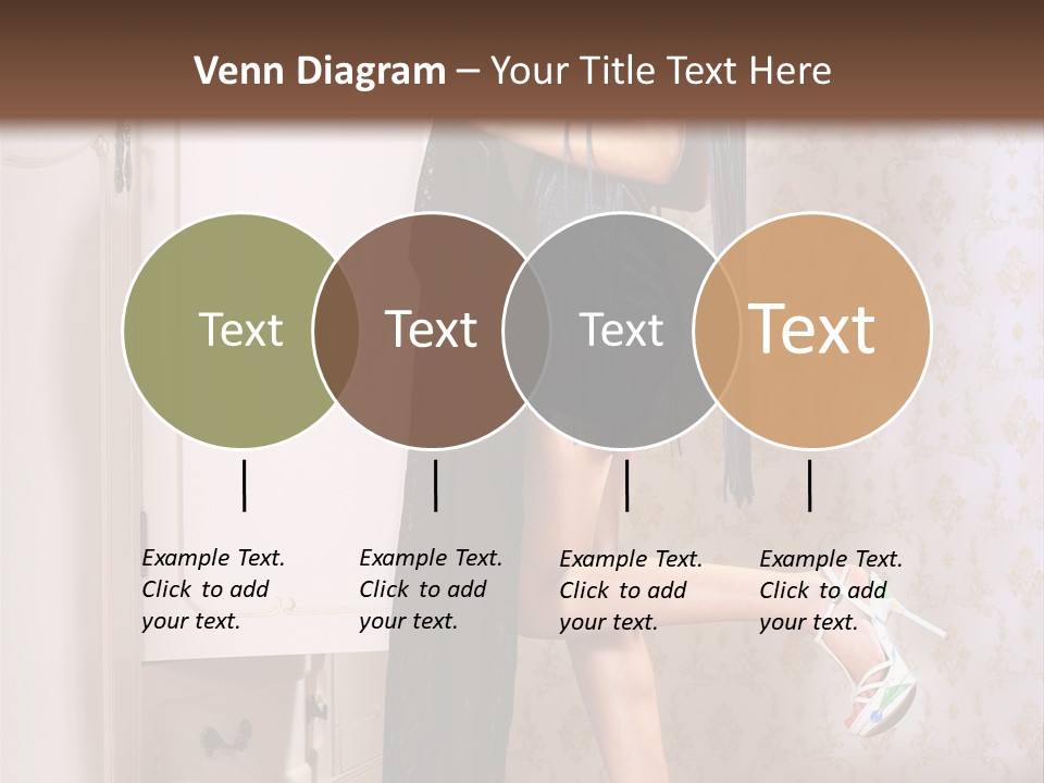 Beauty Textile Slidingdoor PowerPoint Template