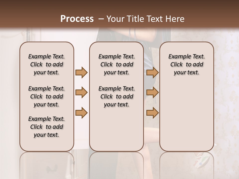 Beauty Textile Slidingdoor PowerPoint Template