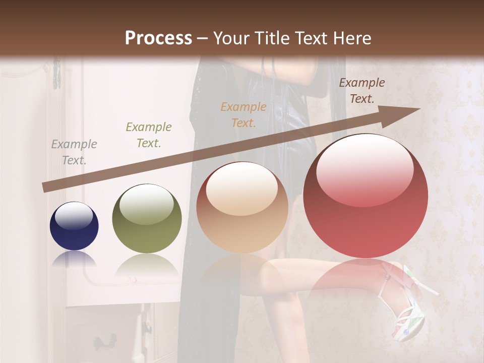 Beauty Textile Slidingdoor PowerPoint Template