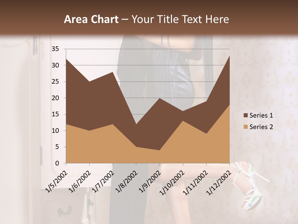 Beauty Textile Slidingdoor PowerPoint Template